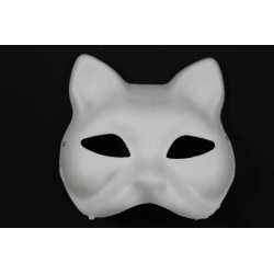 Maska Papierowa Do Ozdabiania -Kot